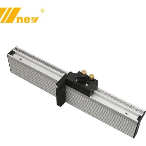 Miter Gauge Table Saw Router Angle Miter Gauge Guide Aluminium Fence Profile 450/600/800mm with Flip Stop for Woodworking Tools