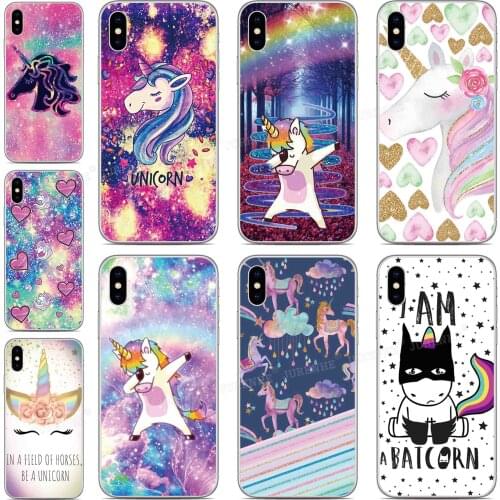 Rainbow Unicorn Cover For VIVO V20 SE X60 Pro Y70 S7 iQOO 7 5 Y11 Y15 Y17 Y12 Y20 Y20S Y50 Y30 V17 S7e Y73s Y12S Y11S Y20i Cases