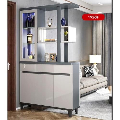 Entrance porch cabinet integrated partition wine cabinet modern simple living room entrance shoe cabinet decorative screen room