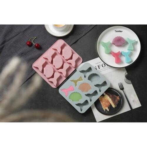Fishtail Shell Silicone Mold Cold Soap Mold Aromatherapy DIY Gypsum Accessories Mould