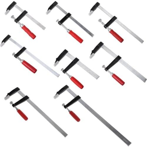 Heavy Duty F-Clamp Bar Clip Clamp For Woodworking High Strength Wood Clamping Carpenter DIY Hand Tool 8 Sizes Hardware Clamps