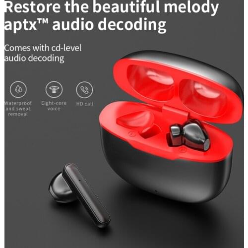 TWS Bluetooth 5.0 Earphones IPX5 Waterproof Long Standby Wireless HiFi Headphones Sports Earbuds With Microphone Touch Control