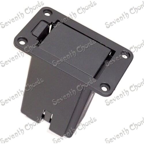 10Pcs Black Active Bass Guitar Humbucker Picku 9V Battery Box/Holder/Case/Compartment Cover / made of Plastic