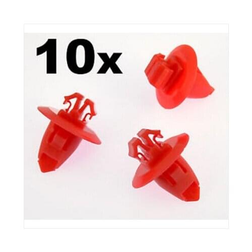 10x For Toyota Wheel Arch, Wing, Fender Flare Plastic Trim Clips for Arch Mouldings