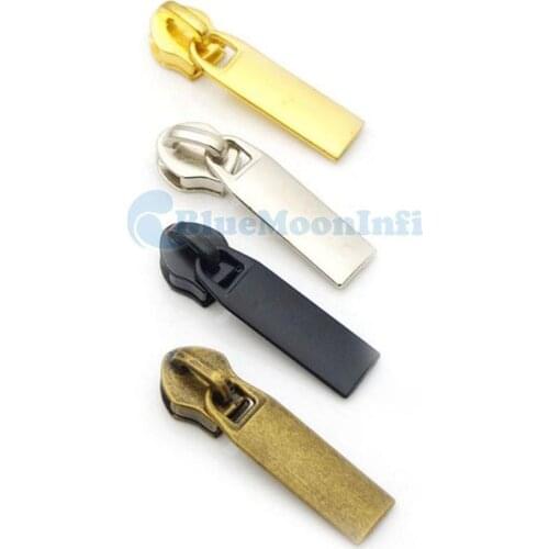 12/25/50 Pcs / Lot #3 #5 Slider Pull Metal Zipper Slider Molded for Repair Tab Kit Stop Jeans Slider Repair