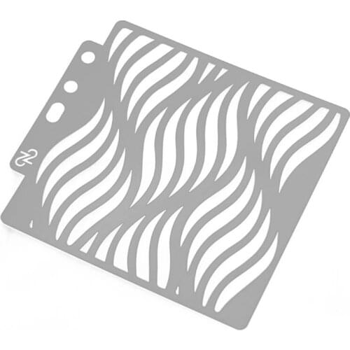 9Pcs Drawing Airbrush Painting Stencil DIY Craft Album Scrapbooking Ornaments B85C