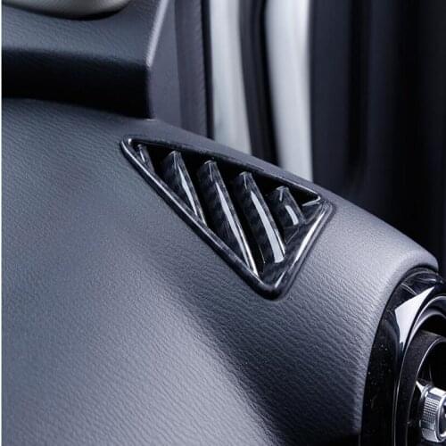 Free Shipping For Mazda CX-3 2018 2PC ABS Chrome Car Air Conditioner Vent Outlet Cover Trim Molding Car Styling Auto Accessories
