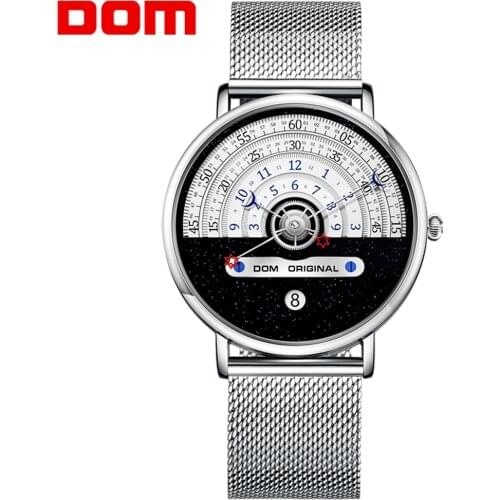 DOM 2021 Men Watch Creative Man Watches Male Wristwatch Luxury Mens Clock Reloj Mujer Bayan Saat