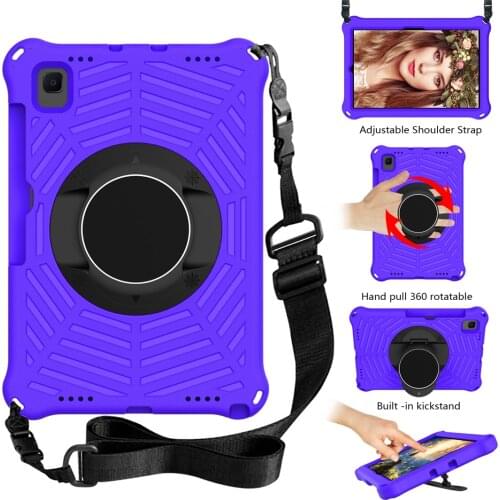 Case For Samsung Galaxy Tab S6 10.5 2019 SM-T860/T865 Tablet Kids Safe shockproof EVA Hand-held strap Stand Cover+Film+Pen