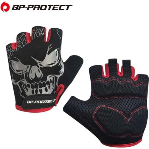 BPPROTECT Half Finger Cycling Gloves Shockproof Breathable GEL Pad Bicycle Bike MTB Road Short Gloves For Men Women