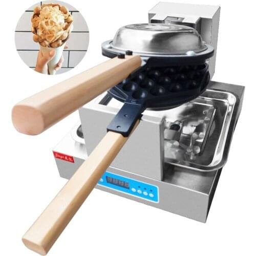 Electric Eggettes Maker non-stick cooking surface Egg Waffle Maker Bubble Egg Waffle Machine FY-6E