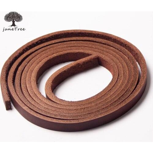 Junetree cowhide leather skin vegetable tanned leather genuine leather Strip thickness about 5 mm thick