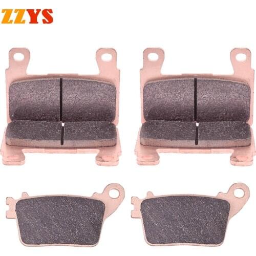 Motorcycle Front and Rear Brake Pads Set For Kawasaki ZX-6R EDF Non ABS 2013 ZX6R FDF ABS Model / 636cc 2013 ZX 6R