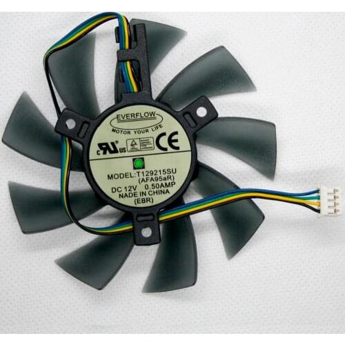 New 85mm T129215SU Cooling fan For Gigabyte GeForce GTX 1050 Ti RX 480 470 570 580 GTX 1060 G1 Video Card Cooler Fan