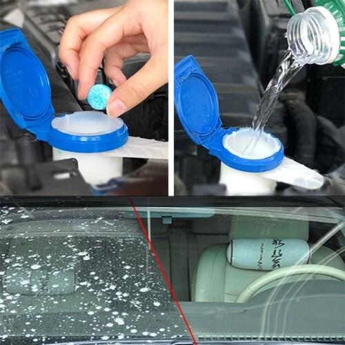20/50/100/Pcs Solid Cleanser, Effervescent Spray Cleaner, Window Windshield Cleaner, Wiper Cleaner, Auto Parts