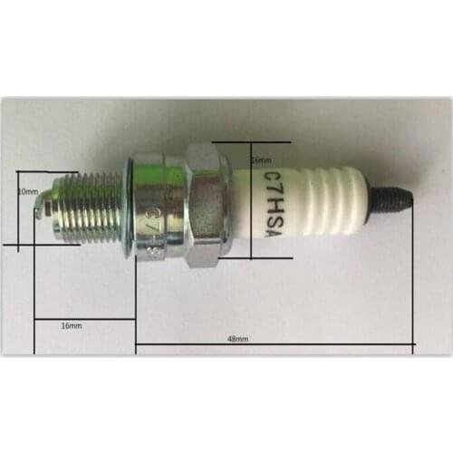 1pc cdi racing spark plug motorcycle parts dirt bike pitbike atv scooter moto cf moto x8 110CC 125CC cg 125 CRF50 KLX KTM