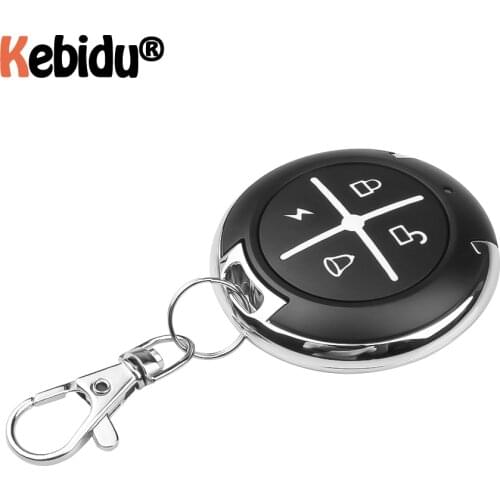 433Mhz Remote Control Controller With Keychain For Gate Wireless RF 4 Channel Electric Cloning For Gate Garage Door
