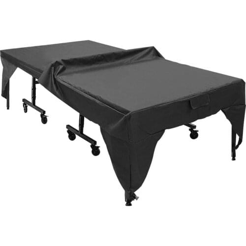 Dust-proof Tablecloth Outdoor Courtyard Patio Waterproof Dust-proof Table Tennis Table Cover Black 280x153x73cm