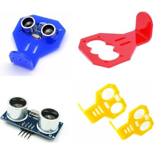Distance Sensor with bracket,HC-SR04 Ultrasonic Wave Detector Ranging Module DIY Kit for arduino Distance Measuring