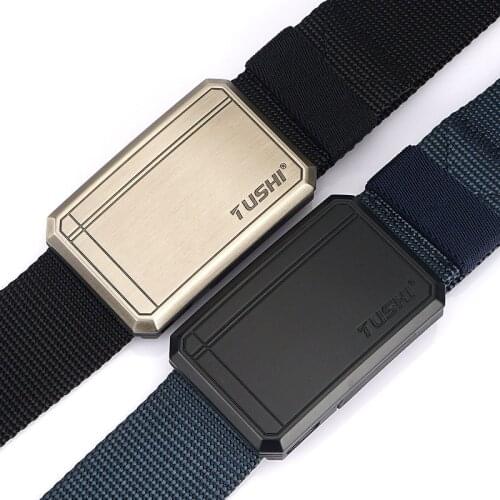 Leisure Belt Tactical Belt Alloy Buckle Male Waistband Quick Release Quick Dry Elastic For Fishing Hunting Multi Function