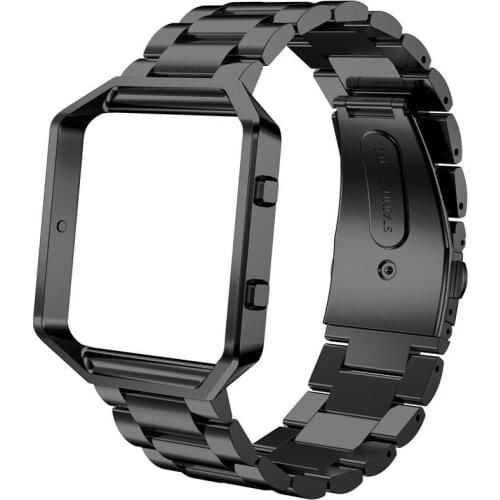 Replacement Stainless Steel Wrist watch Band Strap Frame For Fitbit Blaze gear s3 classic bracelet for watches stainless steel