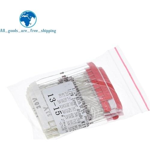 TZT (2V4 to 33V) 270Pcs 27Values 1/2W 0.5W Zener Diode Assorted kit Assortment Set New