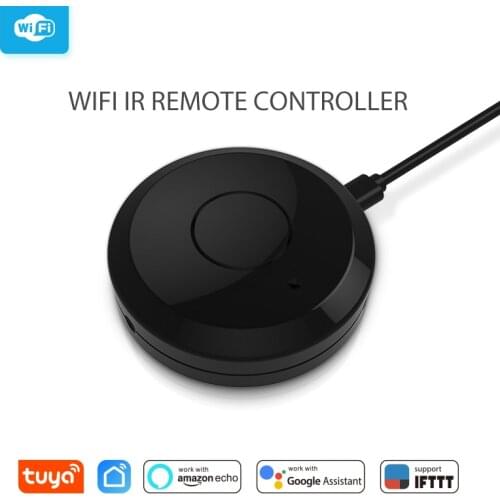 Tuya WIFI IR RF Universal Smart Remote For Air Conditioner TV,Voice Control By Alexa Google Assistant,Copy Remote Controller