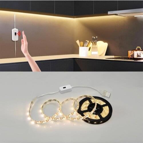 Usb Hand Scan Light with 5V 2835 Led Waterproof Light with Smart Infrared Hand Scan Sensor Light Bar Desk Wine Cabinet Light