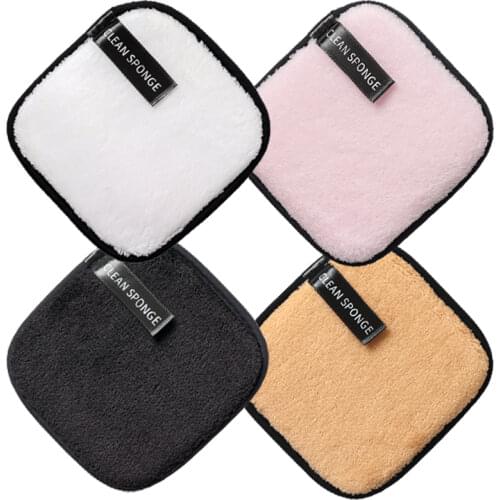 1PC Reusable Makeup Remover Pads Cotton Wipes Double Sided Soft Fiber Make Up Removal Sponge Cosmetic Cleaning Puff Beauty Tools