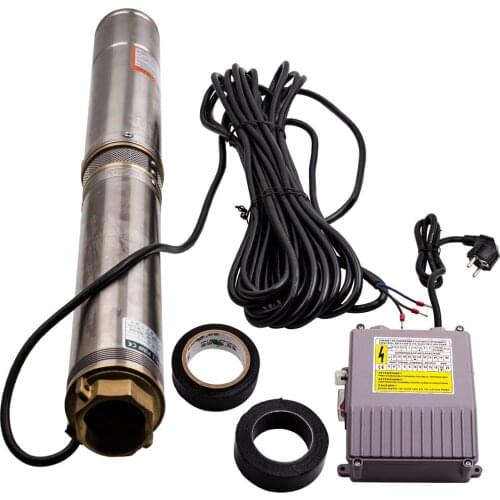2850 rpm 4”4 inch 1100W Deep Well Submersible Pump Stainless Steel House/Garden Pump 10800L / h