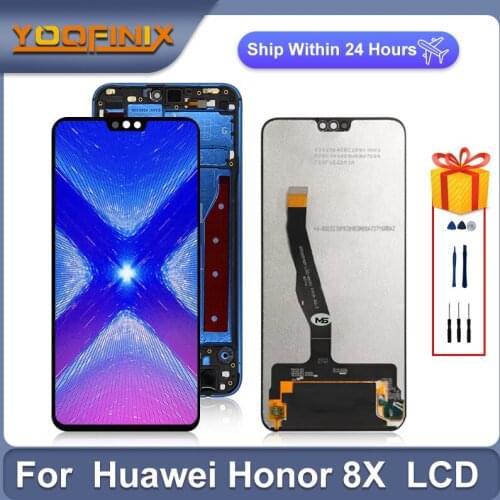 6.5" Original For Huawei Honor 8X LCD Touch Screen Digitizer Replacement Parts For Honor 8X Display LCD Honor View 10 Lite