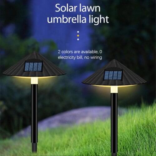 800mA IP55 Ni-MH LED Solar Lawn Lamp Outdoor Landscape Mushroom Light Control Garden Decoration Plug Night For Home Decoration
