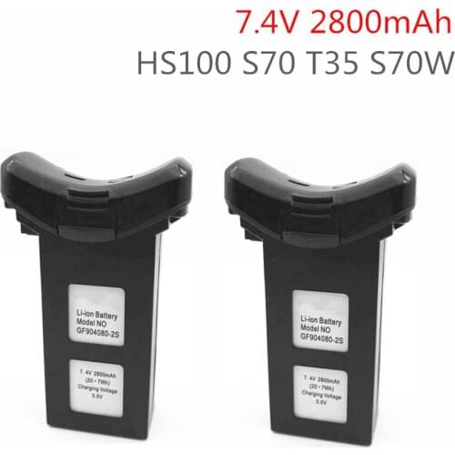 7.4V 2800mah Battery for SJR/C SJRC S70W RC Quadcopter Spare Parts Accessories Li-po Battery For SJRC S70W Battery