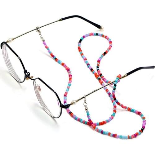 Bohemia Reading Glasses Chains Retro Beads Eyeglass Sunglasses Spectacle Cord Neck Strap String Mask Chain Eye Wear Accessories
