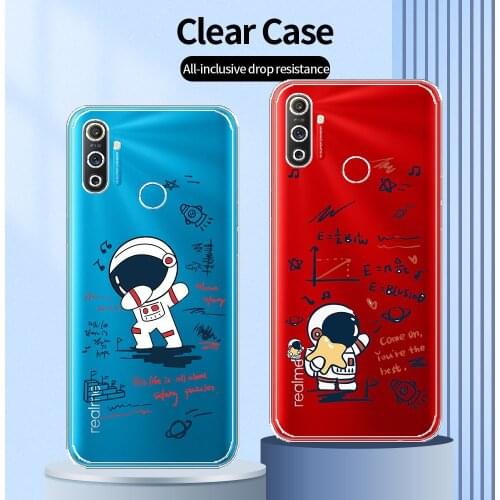 For OPPO Realme C3 Case Clear Protective Case For Realme C3 Cartoon Cute Back Cover For OPPO Realme C3 c3 Transparent Phone Capa