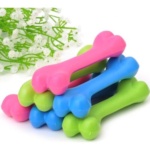 Hot Sale Rubber Dog Toy with Thorn Bone Rubber Molar Teeth Pet Toy Dog Bite Resistant Training Chew Pet Products Toothbrush