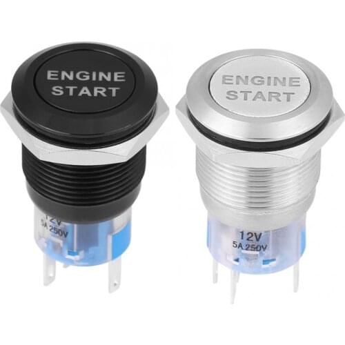 12V Waterproof Car Engine Start Push Button Switch Ignition Starter