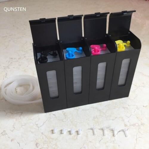 4 Color 65ML Piano Style Black Outer Ink Tank DIY Kit Universal Continuous Ink Supply System For Epson Canon HP Brother Printer