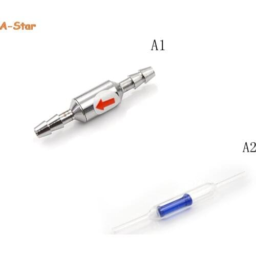 New One Way Stainless Steel CO2 Check Valve For Aquarium CO2 Diffuser Regulator