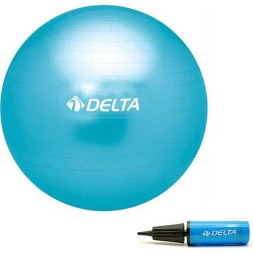 Pilates Yoga Natural Free Shipping 55 cm Turquoise Deluxe Ball + 25 cm Duplex Pump