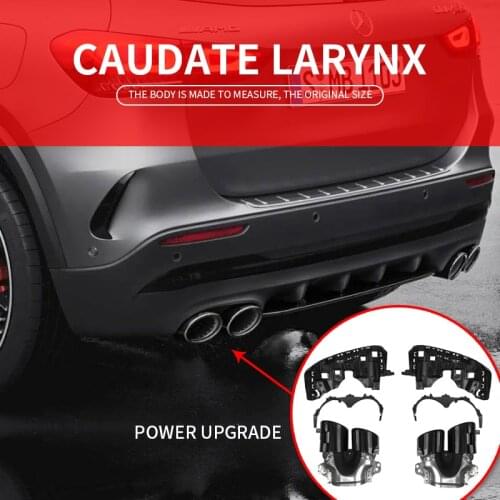 Applicable to Mercedes modified GLA enclosed AMG front bar, four tail throat rear bar rear lip tail throat kit