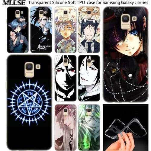 Anime Black Butler Kuroshitsuji Silicone Case For Samsung Galaxy J2Pro J4 J6 J8 2018 J3 J5 J7 2016 2017EU Prime CORE Plus Cover