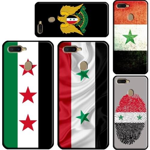 Syria Flag Case For OPPO Find X2 X3 Pro F5 F7 A52 A72 A15 A91 A83 A3S A5S A5 A9 A31 A53 2020 Cover