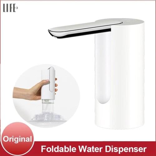 3life Foldable Electric Water Dispenser Type-C Rechargeable Button Control Long Battery Life Portable Mini Automatic Water Pump