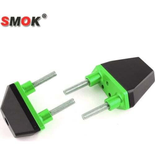 SMOK For Kawasaki Z750 04-14 Z800 13-16 Z1000 07-09 Motorcycle Accessories CNC Aluminum Alloy Frame Sliders Crash Protector