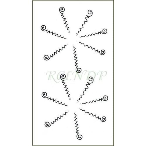 Waterproof Temporary Tattoo Sticker Spring Design Element Flash Tatoo Fake Tattoos Body Art for Men Women