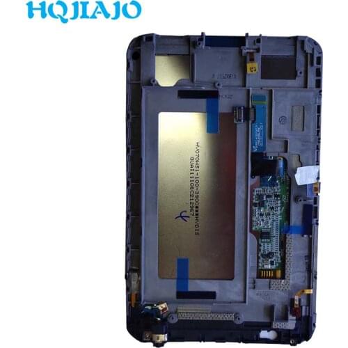 Tablet LCDs & Panels For Samsung Galaxy Tab 7.0 LCD Display Touch Screen Digitizer Frame For Samsung Tab 7.0 P1000 P1010 Repair