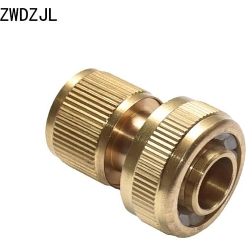 Garden tap Brass 3/4 hose Quick Connector Garden Irrigation 25mm hose Connector Pure copper Adapter 1pcs