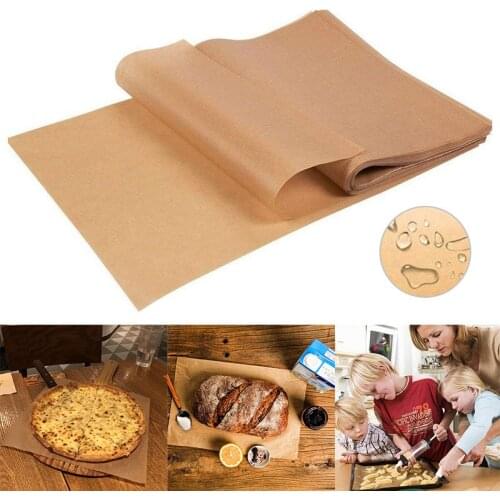 100 PCS Parchment Paper Sheets Precut Unbleached Baking Paper Non-Stick Cookie Sheet Paper LB88