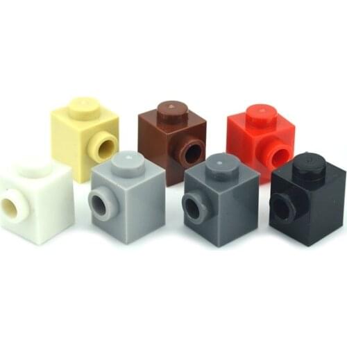 110pcs Assemble Particles 87087 1x1 Building Blocks DIY Bricks MOC Part Educational Creator high-tech Toys Compatible with leduo